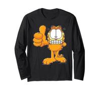 Classic Pixel Cat Thumbs Up Lasagne Cheeky Graphics Art Love Maglia a Manica