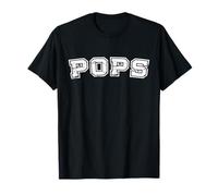 Classic Pops Varsity College Style Graphic Father's Day Maglietta
