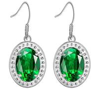 Classic Rainbow Mystic Topaz - Orecchini a goccia in argento Sterling 925, per donne e nozze d'argento, regalo di fidanzamento, Argento sterling