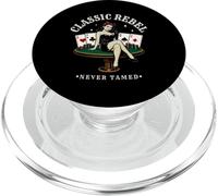 Classic Rebel Never Tamed Rockabilly Vintage anni '50 Estetica PopSockets PopGrip per MagSafe