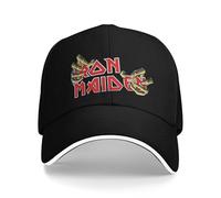 Classic Rock Heavy Metal Band Iron Band Berretto da Baseball Cappelli Sandwich da fanciulla alla Moda Cappelli Unisex in Poliestere cap Allenamenti