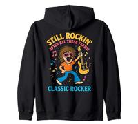 Classic Rock Music Lover Musicista 1970 1980 1990 Per gli uomini Felpa con Cappuccio