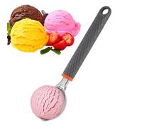Classic Serving Scoop - Stainless Steel Ice Cream Tool for Home Office | PP Silicone Grip with Trigger Release, Multi Use Kitchen Gadget, Yogurt Cookie Ball Maker, Meatball Watermelon