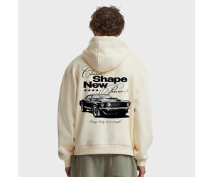Classic Shape New Power Fluffy Hoody beige S