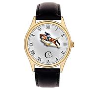 Classic Show Jumping Equestre Art - Orologio da polso in ottone massiccio, 40 mm