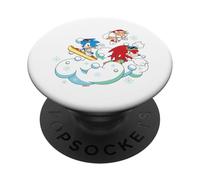 Classic Sonic Christmas Collection - Opere d'arte per le vacanze PopSockets PopGrip Adesivo