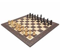 Classic Staunton Tiger - Set di scacchi in ebano e nero