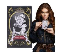 Classic Tarot Cards - Guide Book Set, 10x6cm Mini Deck with -Friendly Design, Durable Card Material, Divination Kit with Easy Learn, Tarot Cards for Family Gathering Meditation