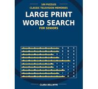 Classic Television Memories: Large Print Word Search for Seniors