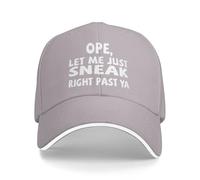 Classic Trucker Cappellino Ope Let Me Sneak Right Past Ya Soft Cozy Trucker Cappello Regolabile Berretto da Baseball per Donna Unisex Adulto