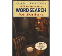 Classic TV Shows Memories Word Search for Seniors: 100 Easy Large Print Puzzles Inspired by Television’s Golden Years