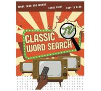 Classic TV Word Search For Adults: 1950s to 1980s Shows, Retro Trivia, and Nostalgic Entertainment for Seniors and Puzzle Lovers
