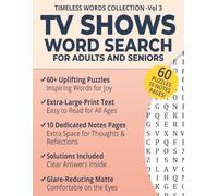 Classic TV Word Search: Nostalgic Large-Print Puzzles Celebrating TV’s Golden Age