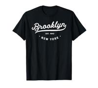 Classic Vintage Retro Brooklyn New York NYC USA Novelty Maglietta