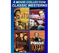 Classic Westerns 4-Movie Collection (DVD) Alan Ladd Charlton Heston Kirk Douglas