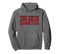 Classic Wisconsin 5th Quarter Varsity Vintage Wisconsin Felpa con Cappuccio