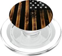 Classic Wood Grain Old Flag PopSockets PopGrip per MagSafe