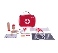 Classic World 54419 Wood Toys Doctor Case, Multicolored