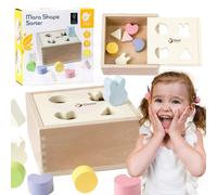 Classic World Arranging Mara Shape Wooden Shorter for Children