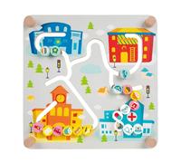 Classic World Cartello in legno World 2 in 1 Divisori Città e rifiuti