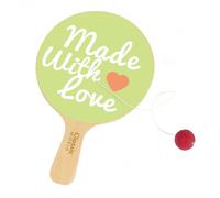 Classic World - Classic World Houten Racket met Bal aan Koord NUOVO