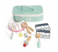 Classic World Dentista per bambini in legno Pretend Play Dentist Set | Dentista Set per ragazzi e ragazze con custodia per il trasporto da 3 anni in su