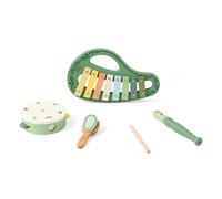 Classic World Houten Vintage Muziekinstrumenten Set, 5dlg.