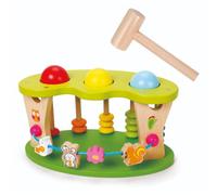 Classic World Martello a Sfera Multifunzionale per Bambini, in Legno Multicolore per Un Ragazzo per Una Ragazza 12m +