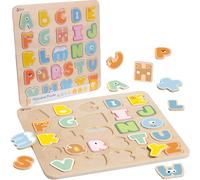 Classic World puzzle di legno Montessori alfabeto 27 pz