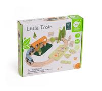 Classic World Set da gioco piccolo per pista ferroviaria in legno, 40 pezzi.