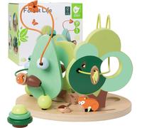 Classic World World Bobina motoria in legno, 5 pezzi.