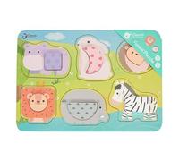 Classic World World Houten Puzzel Wilde Dieren, 13st.