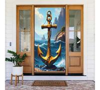 Classica ancora bronzo stampa n. 15 coperture decorative per porte, decorazioni per interni ed esterni, primavera, estate, autunno, inverno, Halloween, Natale, decorazioni per la casa