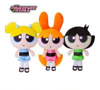 Classica bambola di peluche carina delle Superchicche, bambola di cartone animato soffice Bubble, regalo di compleanno Bolle classiche da 23 cm,Ranuncolo classico da 23 cm,Fiore classico da 23 cm,3 pe