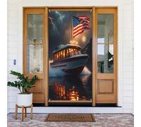 Classica bandiera barca stampa n. 13 coperture decorative per porte, decorazioni per interni ed esterni, primavera, estate, autunno, inverno, Halloween, Natale, decorazioni per la casa