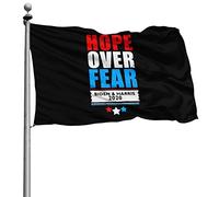 Classica Bandiera Durevole Bandiere Da Balcone Hope Over Fear Joe Biden Kamala Harris 90X150Cm Bandiere Da Giardino Per Decorazione Balcone Celebrazione