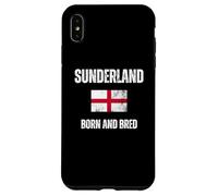 Classica bandiera inglese Sunderland Born And Bred Uomini Donne Bambini Custodia per iPhone XS Max
