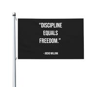 Classica Bandiera Pirati Discipline Equals Freedom Bandiere Da Giardino Rinforzo Striscioni Di Bunting Per Esterno Giardino Ristoranti 90X150Cm