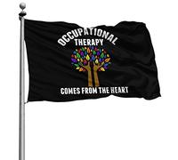 Classica Bandierine Colori Vivaci Bandiere Da Giardino Occupational Therapy Comes From The Heart 90X150Cm Flags Per Esterno Conferenza Ristoranti