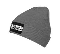 Classica Berretti in Maglia I'm Retired Everyday is Saturday Cappello a Cuffia Anti Sudore Cappello a Maglia per Bici Adulto Correre