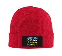 Classica Berretto Invernali Autism Is My Super Power Cappello A Cuffia Moda Cappello Running per Moto Uomo Correre