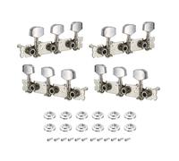 Classica Chitarra Corde Accordatura Pioli Cromati Singolo Foro,2 Set,Argento