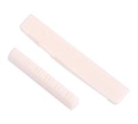 Classica Chitarra Ponte Osso e Dado,Chitarra Acustica Bridge Bone Guitar Bridge Sella e Dado per Chitarra Acustica Folk a 12 Corde Accessori per Strumenti