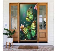 Classica stampa botanica con farfalla n. 118, decorazione decorativa per interni ed esterni, primavera, estate, autunno, inverno, Halloween, Natale, decorazioni per la casa