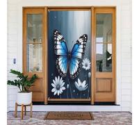 Classica stampa botanica farfalla n. 65 coperture decorative per porta, decorazioni per interni ed esterni, primavera, estate, autunno, inverno, Halloween, Natale, decorazioni per la casa