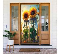 Classica stampa botanica n. 100 coperture decorative per porte, striscione per interni/esterni, primavera, estate, autunno, inverno, Halloween, Natale, decorazioni per la casa