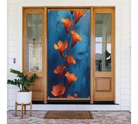 Classica stampa botanica ruggine n. 118 coperture decorative per porte, decorazioni per interni ed esterni, primavera, estate, autunno, inverno, Halloween, Natale, decorazioni per la casa