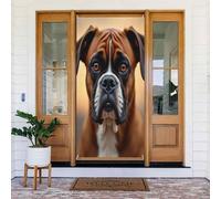 Classica stampa boxer n. 45 coperture decorative per porte, striscione per interni ed esterni, primavera, estate, autunno, inverno, Halloween, Natale, decorazioni per la casa