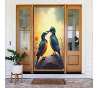 Classica stampa con uccellini n. 156, decorazione decorativa per interni ed esterni, per primavera, estate, autunno, inverno, Halloween, Natale, decorazioni per la casa