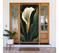 Classica stampa di calle n. 4 coperture decorative per porte, decorazioni per interni ed esterni, primavera, estate, autunno, inverno, Halloween, Natale, decorazioni per la casa